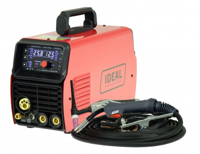 Półautomat spawalniczy TECNO MIG 203 LED MIG/TIG/MMA SYNERGIC + TIG ACX IDEAL TMIG203LED