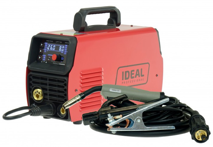 Półautomat spawalniczy TECNO MIG 202 LED MIG/TIG/MMA SYNERGIC IDEAL TMIG202LED