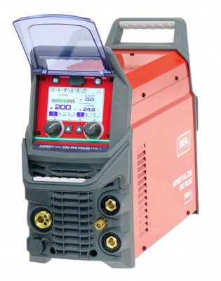 Spawarka sterowana mikroprocesorem inwertorowa EXPERT MIG 220 PFC PULSE Pro5 LCD IDEAL EXMIG220P