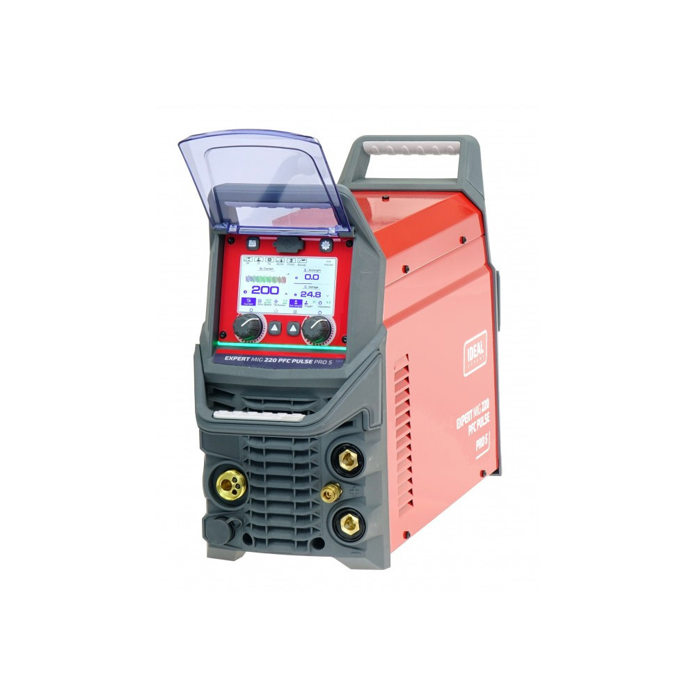 Spawarka sterowana mikroprocesorem inwertorowa EXPERT MIG 220 PFC PULSE Pro5 LCD IDEAL EXMIG220P