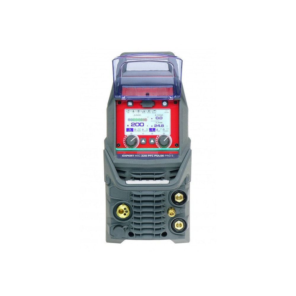Spawarka sterowana mikroprocesorem inwertorowa EXPERT MIG 220 PFC PULSE Pro5 LCD IDEAL EXMIG220P