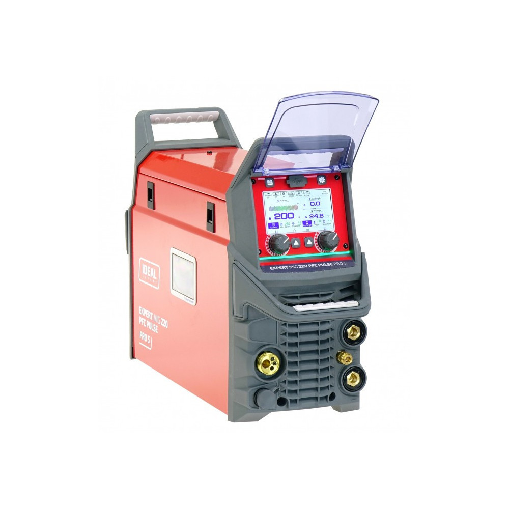Spawarka sterowana mikroprocesorem inwertorowa EXPERT MIG 220 PFC PULSE Pro5 LCD IDEAL EXMIG220P