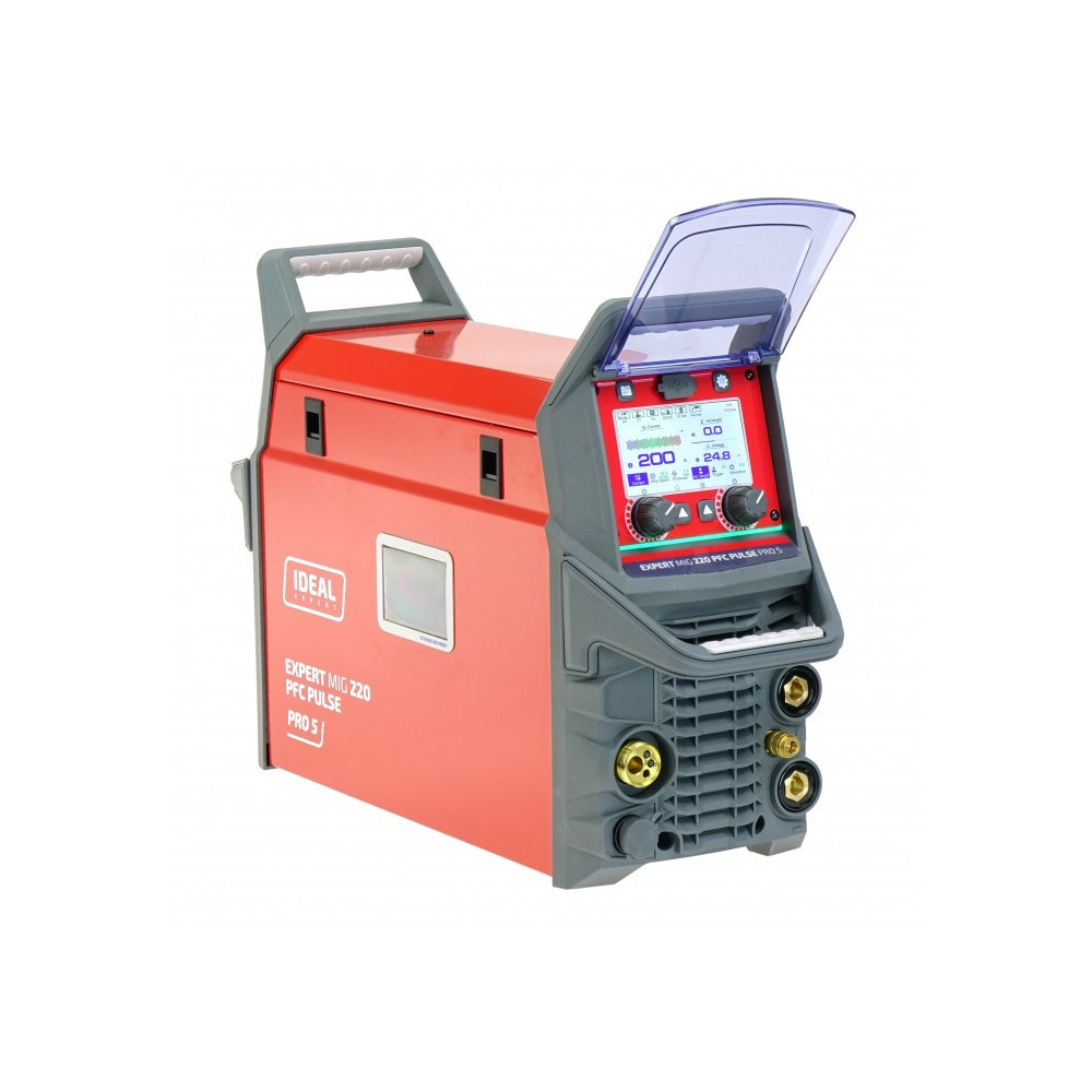 Spawarka sterowana mikroprocesorem inwertorowa EXPERT MIG 220 PFC PULSE Pro5 LCD IDEAL EXMIG220P