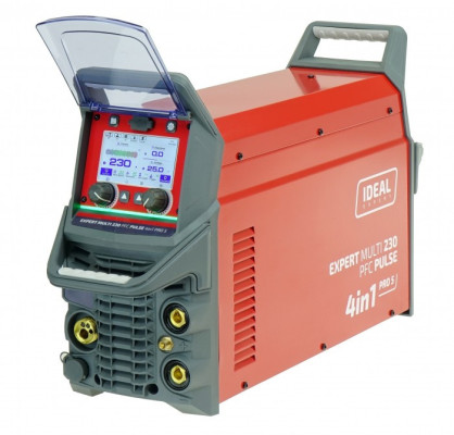 Spawarka sterowana mikroprocesorem inwertorowa EXPERT MULTI 230 PFC PULSE 4in1 Pro5 IDEAL EXMULTI230V2