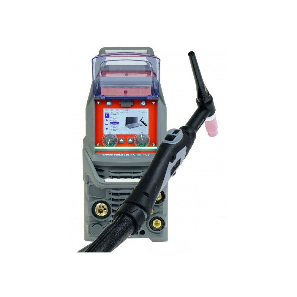 Spawarka sterowana mikroprocesorem inwertorowa EXPERT MULTI 230 PFC PULSE 4in1 Pro5 IDEAL EXMULTI230V2