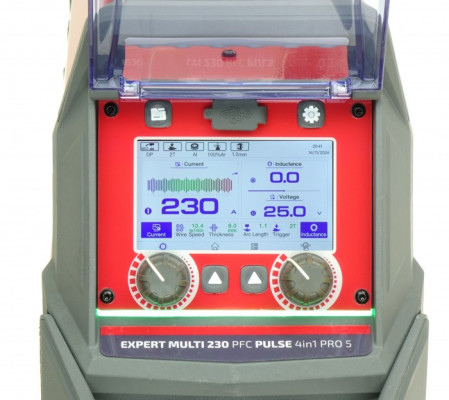 Spawarka sterowana mikroprocesorem inwertorowa EXPERT MULTI 230 PFC PULSE 4in1 Pro5 IDEAL EXMULTI230V2