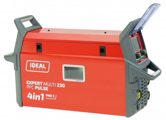 Spawarka sterowana mikroprocesorem inwertorowa EXPERT MULTI 230 PFC PULSE 4in1 Pro5 IDEAL EXMULTI230V2