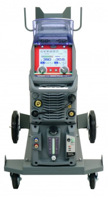 Profesjonalny inwertorowy półautomat spawalniczy EXPERT MIG 380W PULSE Pro7 LCD +chłodnica, wózek IDEAL EXMIG380WP