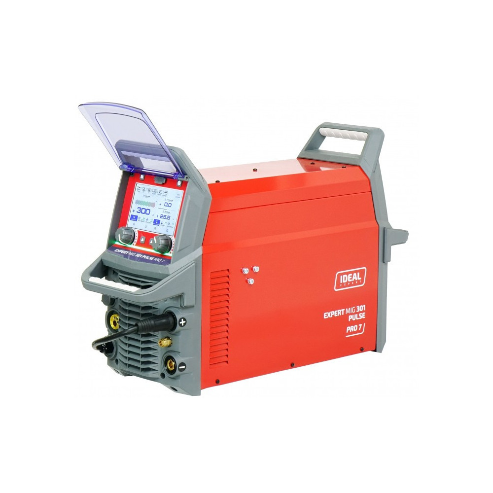 Profesjonalny inwertorowy półautomat spawalniczy EXPERT MIG 301 PULSE Pro7 LCD IDEAL EXMIG301P
