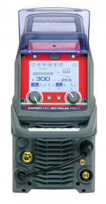 Profesjonalny inwertorowy półautomat spawalniczy EXPERT MIG 301 PULSE Pro7 LCD IDEAL EXMIG301P