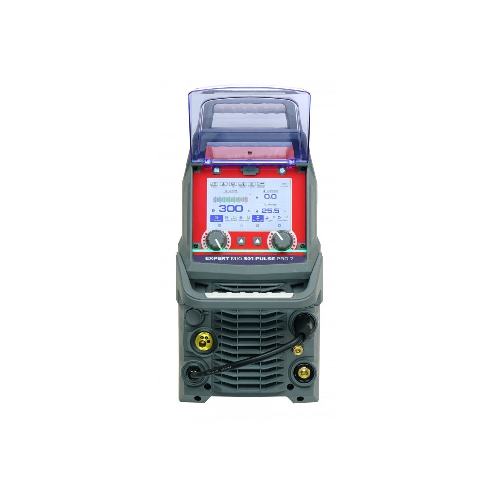 Profesjonalny inwertorowy półautomat spawalniczy EXPERT MIG 301 PULSE Pro7 LCD IDEAL EXMIG301P