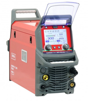 Profesjonalny inwertorowy półautomat spawalniczy EXPERT MIG 301 PULSE Pro7 LCD IDEAL EXMIG301P