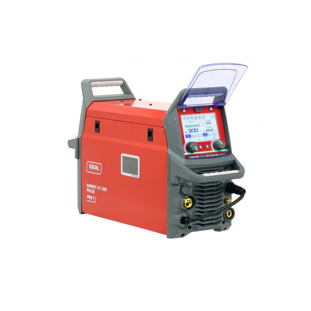 Profesjonalny inwertorowy półautomat spawalniczy EXPERT MIG 301 PULSE Pro7 LCD IDEAL EXMIG301P