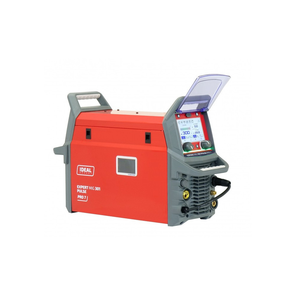 Profesjonalny inwertorowy półautomat spawalniczy EXPERT MIG 301 PULSE Pro7 LCD IDEAL EXMIG301P