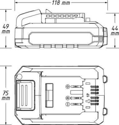 Akumulator litowo-jonowy 18V,2,5Ah Hazet 9500-025 Katalog promocyjny 2025