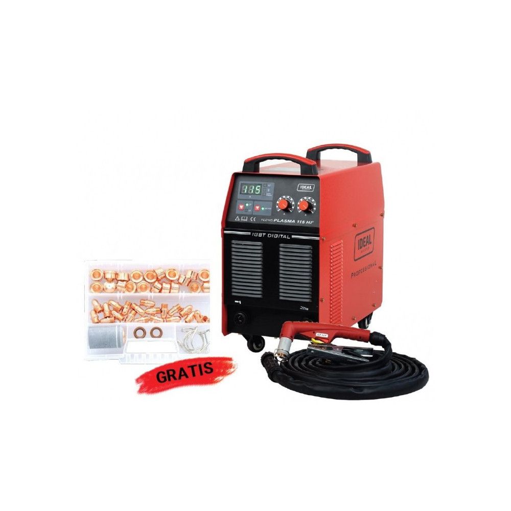 Urządzenie do cięcia plazmowego TECNO PLASMA 115 HF + zestaw startowy IDEAL TPLASMA115/P1
