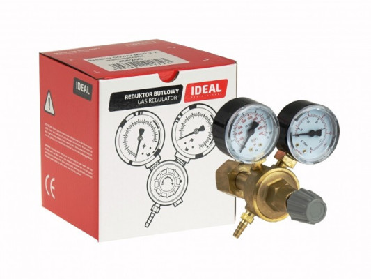 Reduktor CO2/Ar MINI z 2 manometrami IDEAL 255200