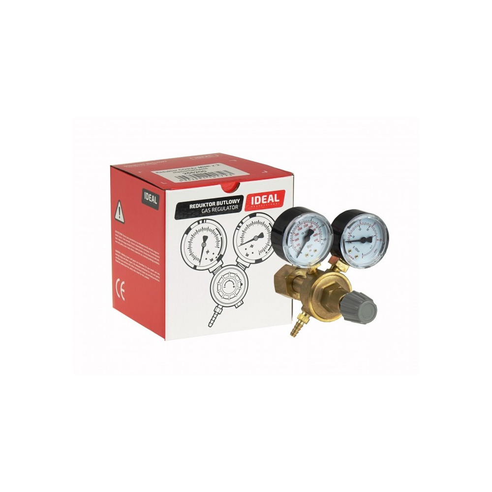 Reduktor CO2/Ar MINI z 2 manometrami IDEAL 255200