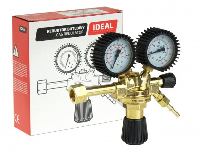 Reduktor MAXY CO2/Ar z 2 manometrami IDEAL 265200