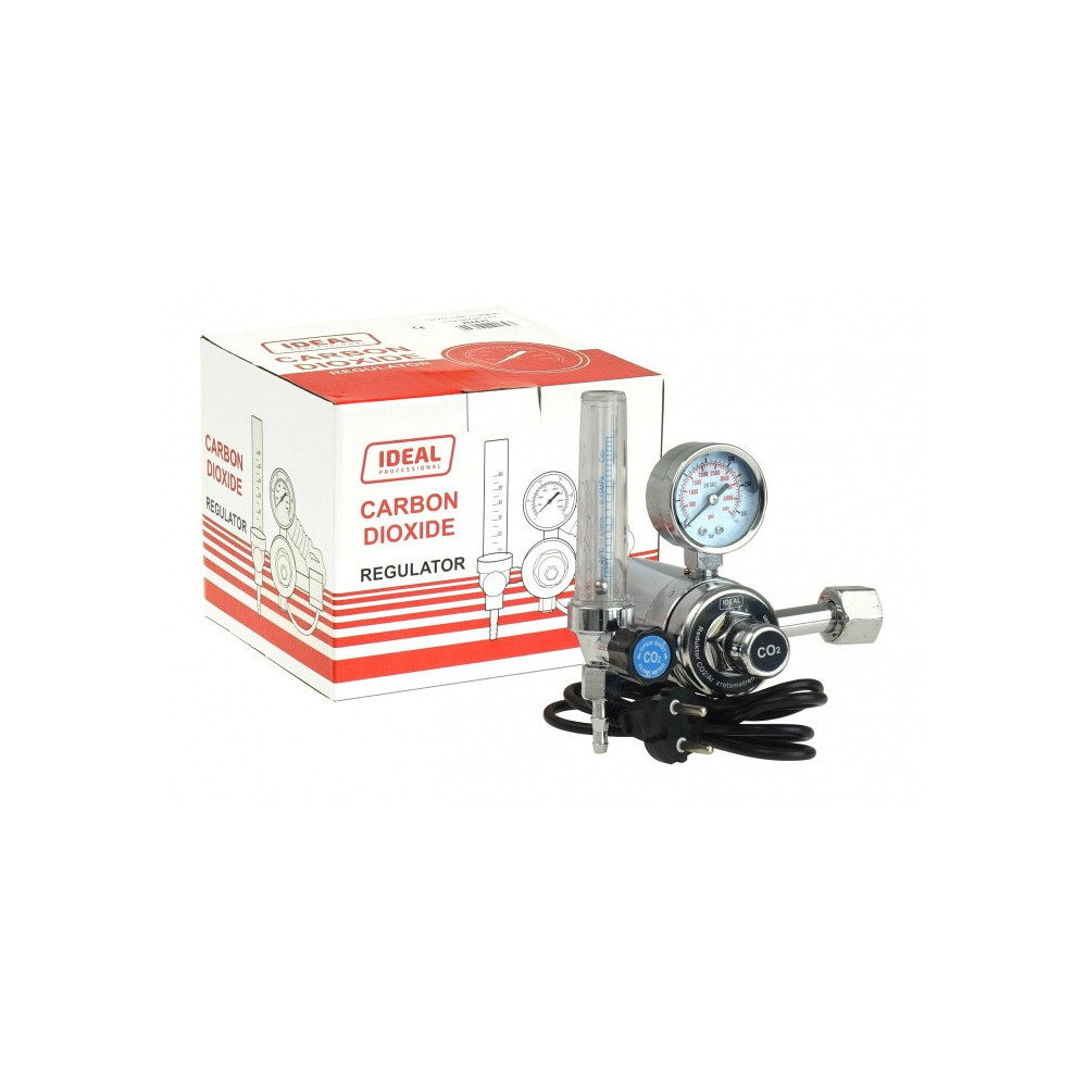 Reduktor CO2/Ar z rotametrem i podgrzewaczem 230V IDEAL 265523
