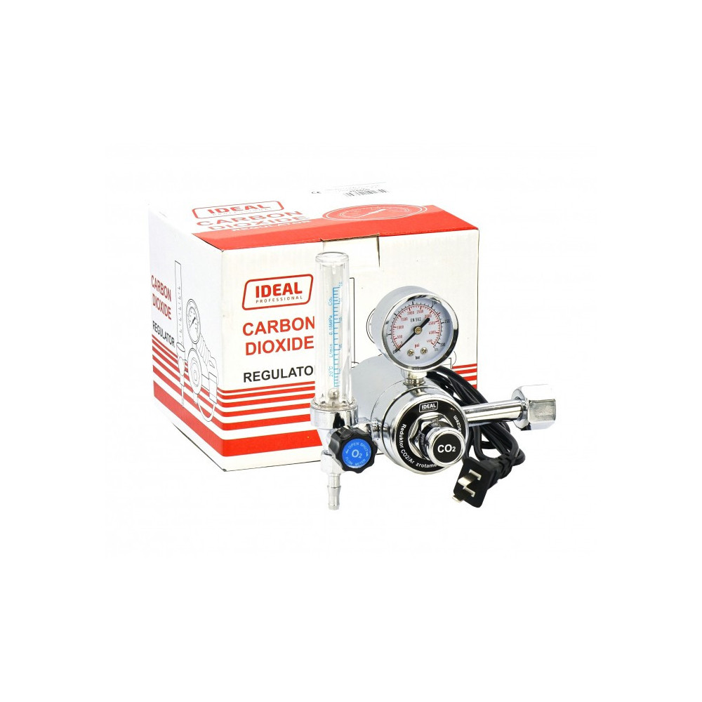 Reduktor CO2/Ar z rotametrem i podgrzewaczem 36V IDEAL 265500
