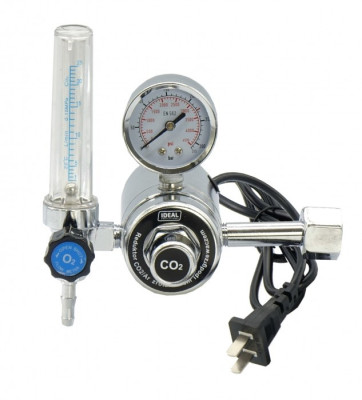 Reduktor CO2/Ar z rotametrem i podgrzewaczem 36V IDEAL 265500