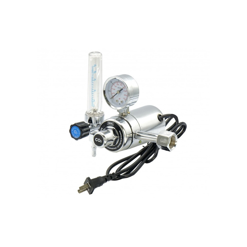 Reduktor CO2/Ar z rotametrem i podgrzewaczem 36V IDEAL 265500