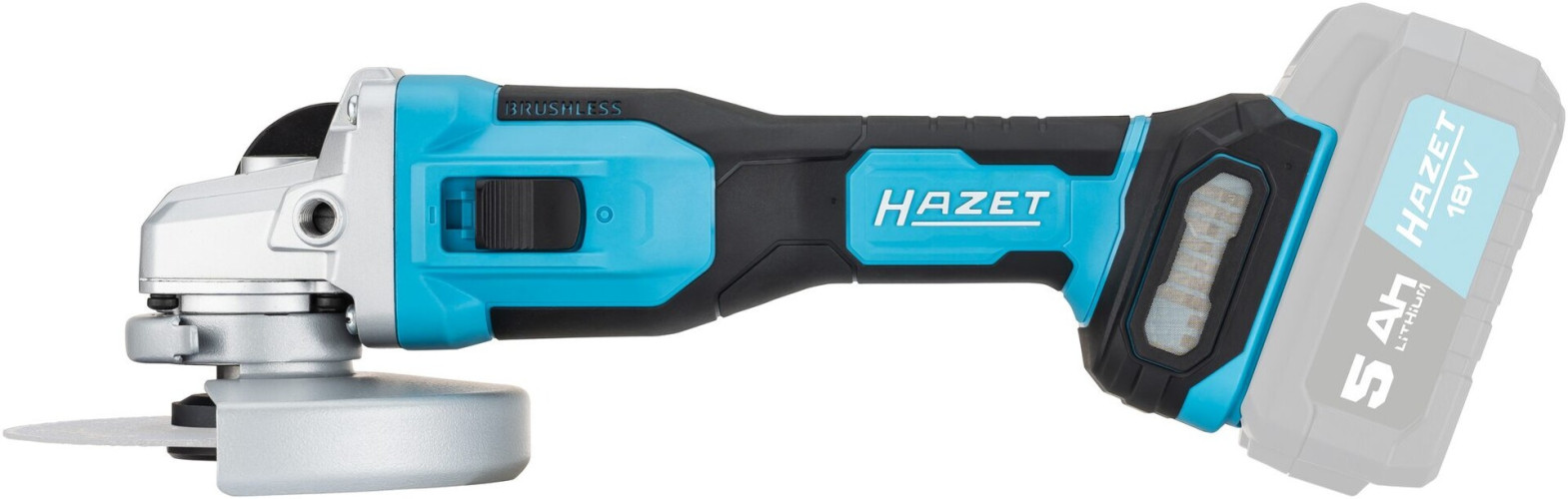 Akumulatorowa szlifierka kątowa ⌀ 125 mm ∙ 18 V  Hazet 9533-10 Katalog promocyjny 2025