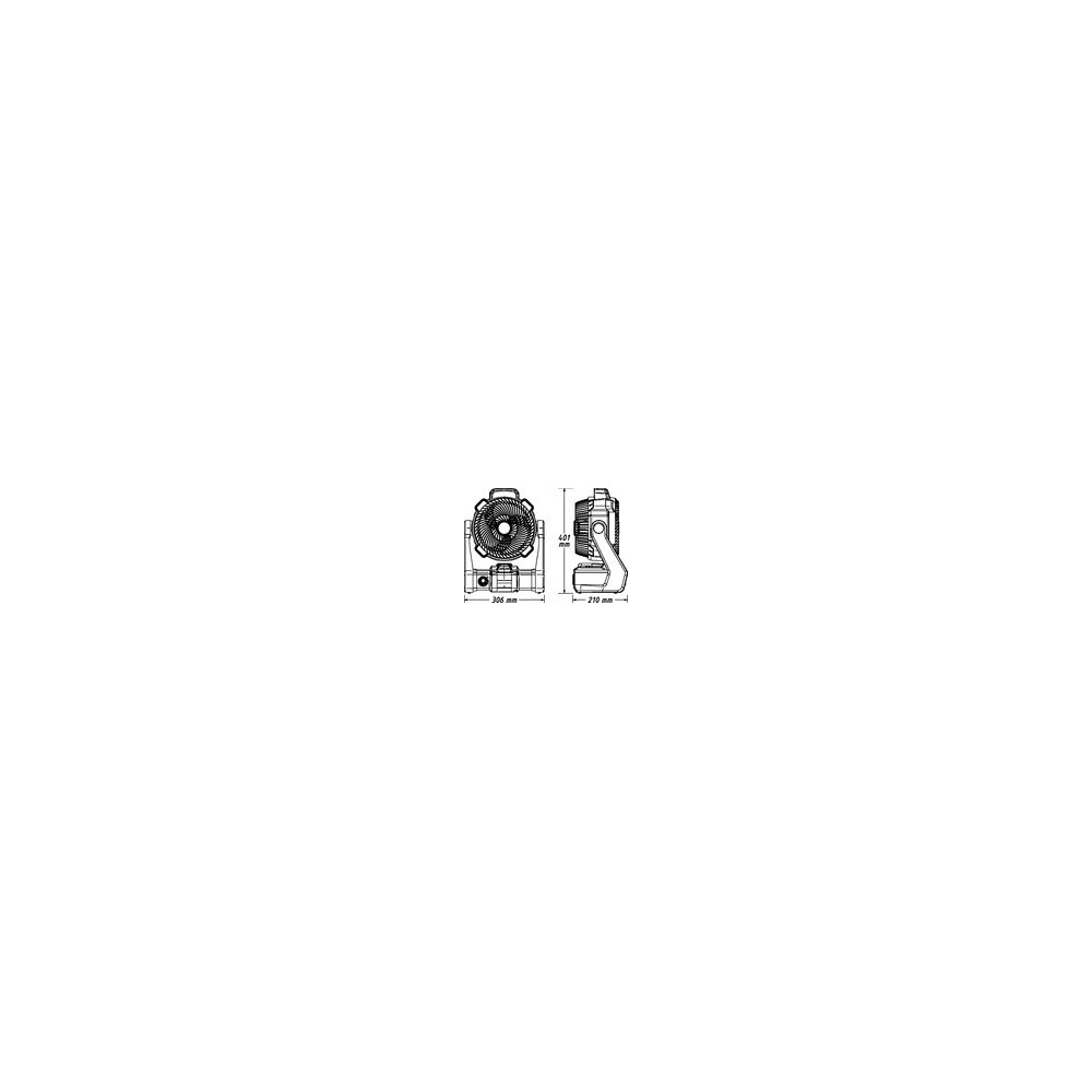 Wentylator  hybrydowy 18V i 230 V Hazet 9544-10 Katalog promocyjny 2025