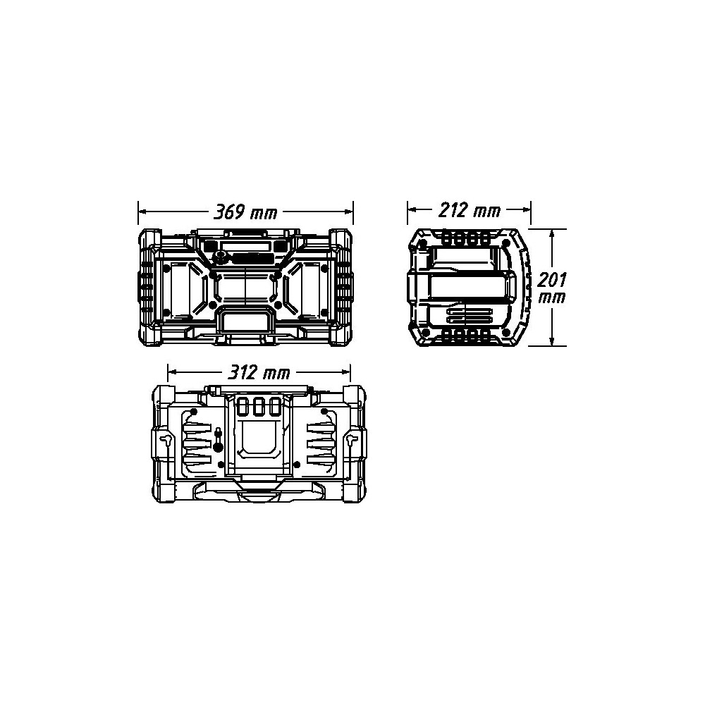 Radio DAB ∙ Bluetooth ∙ hybrydowe 18 i 230 V Hazet 9580-10 Katalog promocyjny 2025