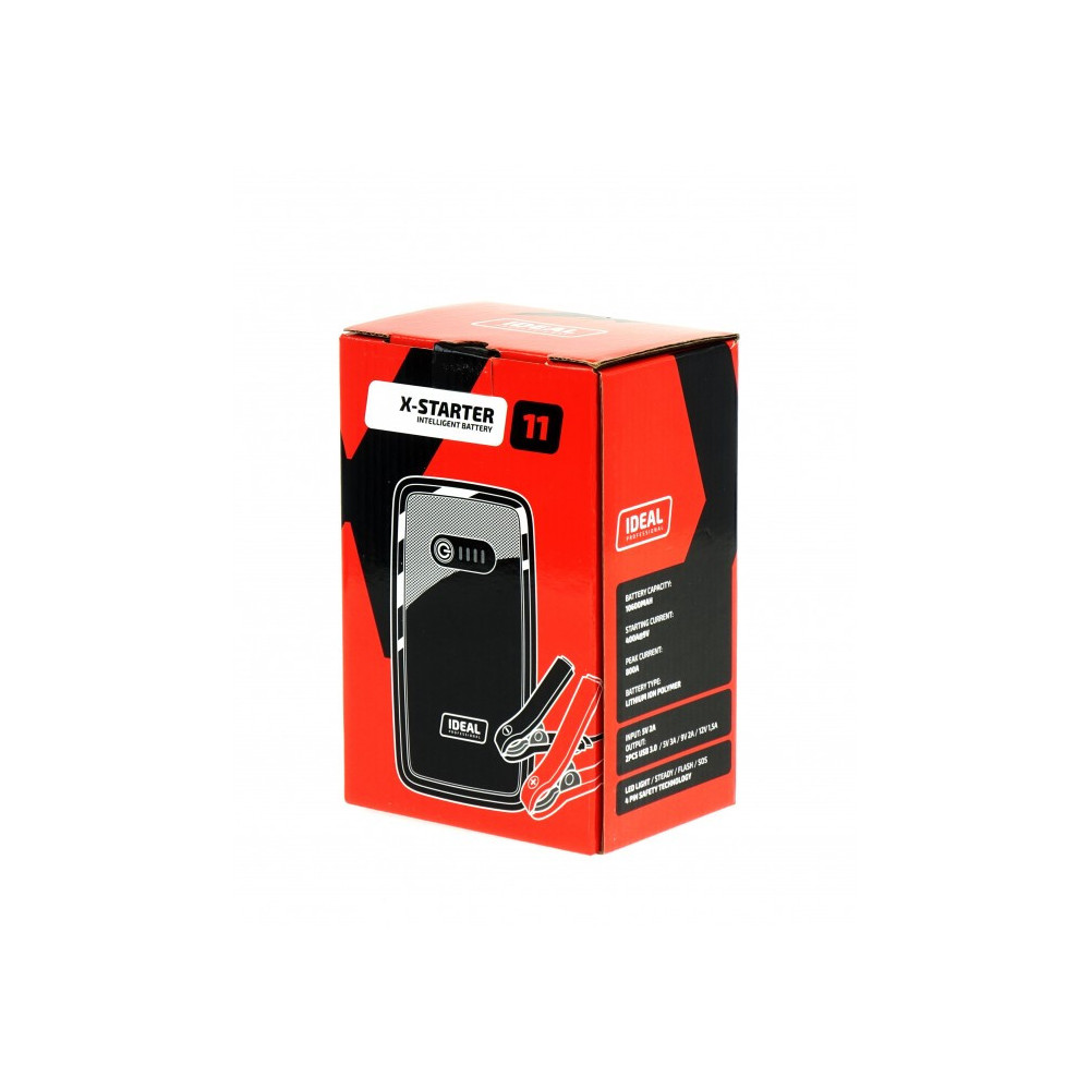 Przenośne urządzenie do wspomagania rozruchu pojazdów X-STARTER 11 LiPo IDEAL XSTARTER11