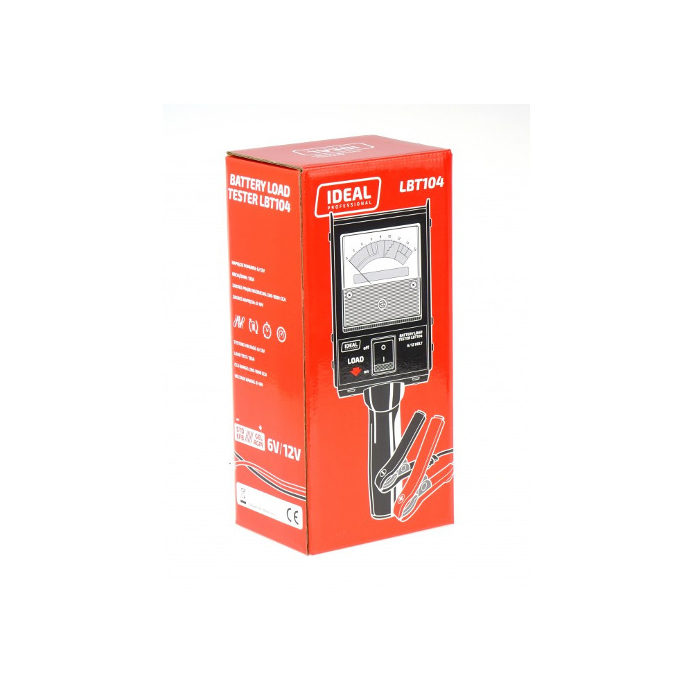 Tester akumulatorów - obciążeniowy 6/12V IDEAL LBT104