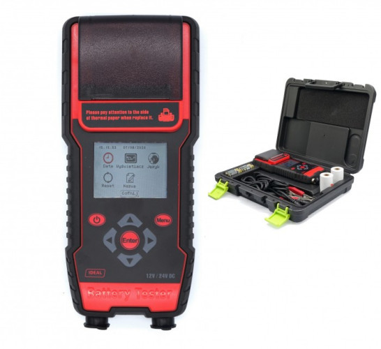 Tester z drukarką BDT7000 WET/EFB/GEL/AGM +walizka IDEAL