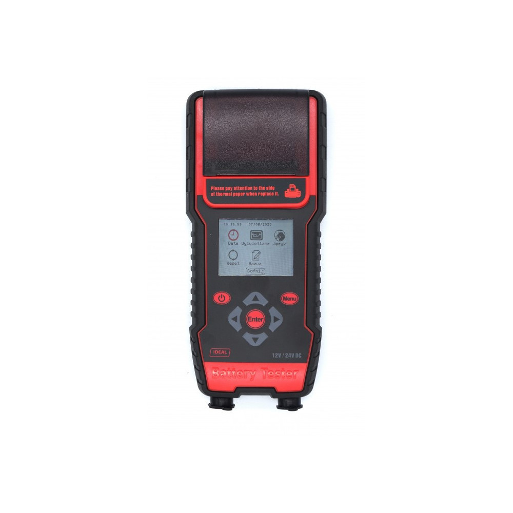 Tester z drukarką BDT7000 WET/EFB/GEL/AGM +walizka IDEAL