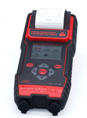 Tester z drukarką BDT7000 WET/EFB/GEL/AGM +walizka IDEAL