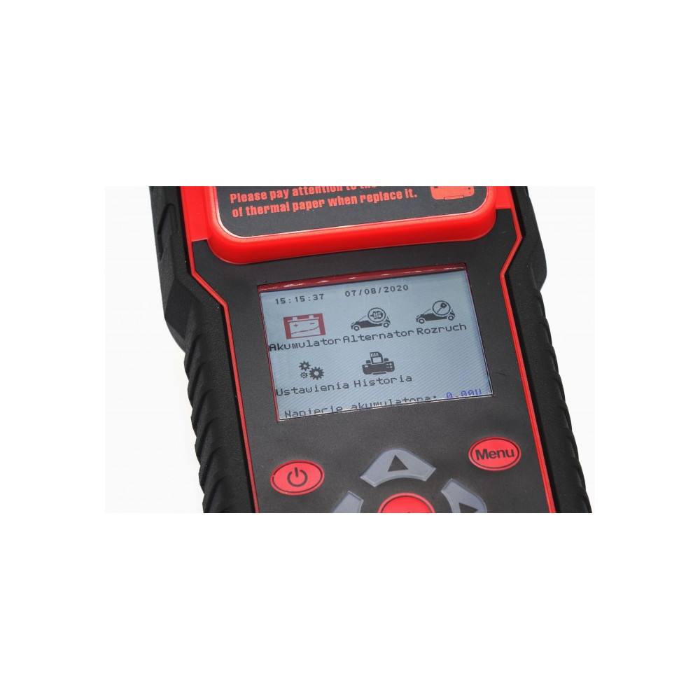Tester z drukarką BDT7000 WET/EFB/GEL/AGM +walizka IDEAL
