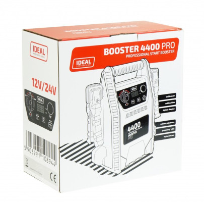 Przenośny akumulator do wspomagania rozruchu BOOSTER 4400 PRO IDEAL
