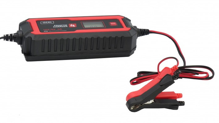 Inteligentny, przenośny prostownik PRAKTIK CHARGER 4 LCD 6/12V IDEAL PCHARGE4V2
