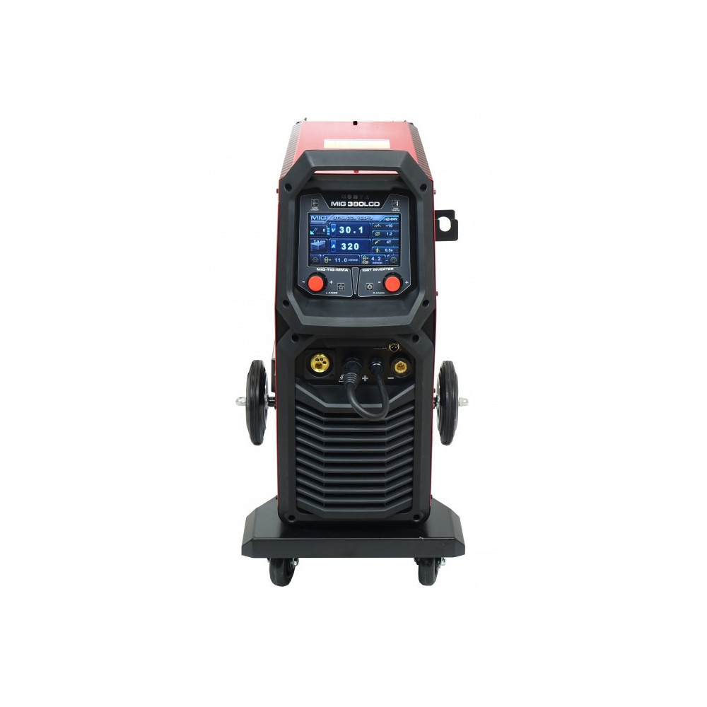 Profesjonalny synergiczny półautomat spawalniczy TECNO MIG 380 LCD SYNERGIC IDEAL TMIG380LCD