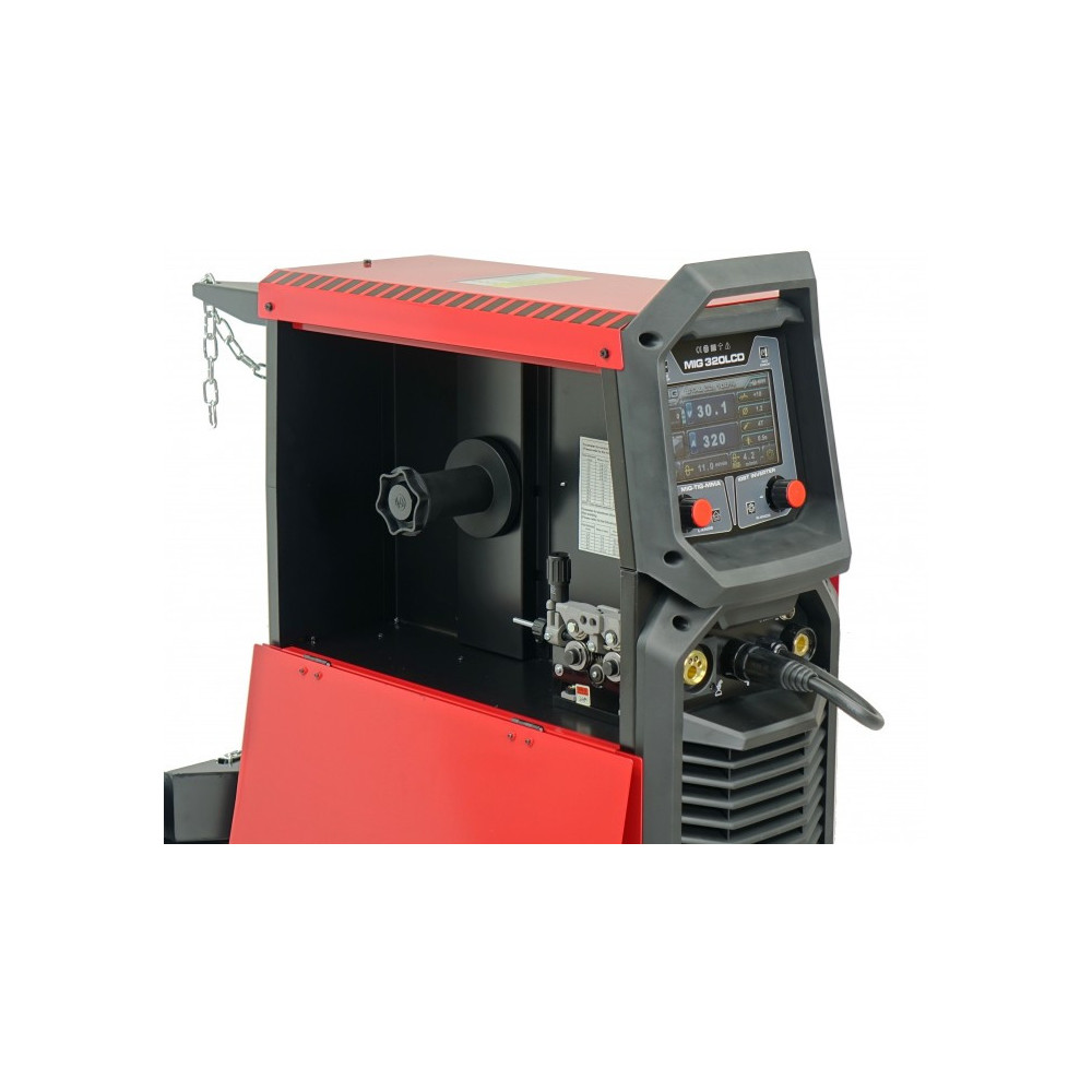 Profesjonalny synergiczny półautomat spawalniczy TECNO MIG 380 LCD SYNERGIC IDEAL TMIG380LCD