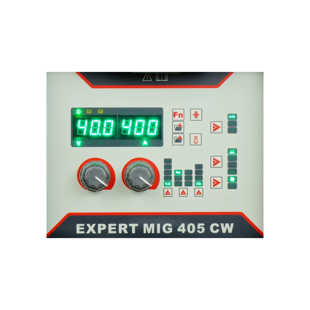 Sterowany mikroprocesorem inwertorowy półautomat spawalniczy EXPERT MIG 405 CW COMPACT SYNERGIC IDEAL EXMIG405CW