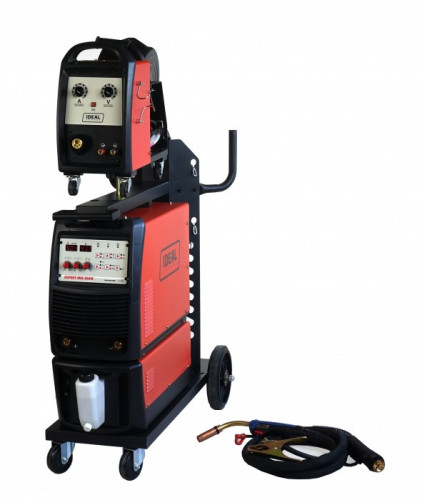 Profesjonalny inwertorowy półautomat spawalniczy EXPERT MIG 500W SYNERGIC + podajnik IDEAL EXMIG500W