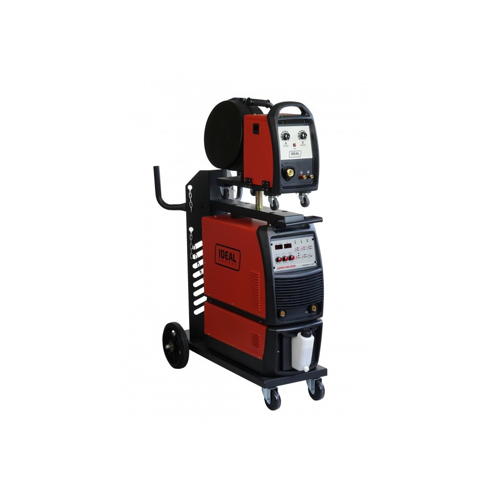 Profesjonalny inwertorowy półautomat spawalniczy EXPERT MIG 500W SYNERGIC + podajnik IDEAL EXMIG500W