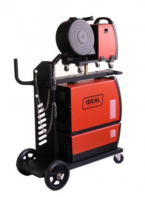Profesjonalny inwertorowy półautomat spawalniczy EXPERT MIG 500W SYNERGIC + podajnik IDEAL EXMIG500W