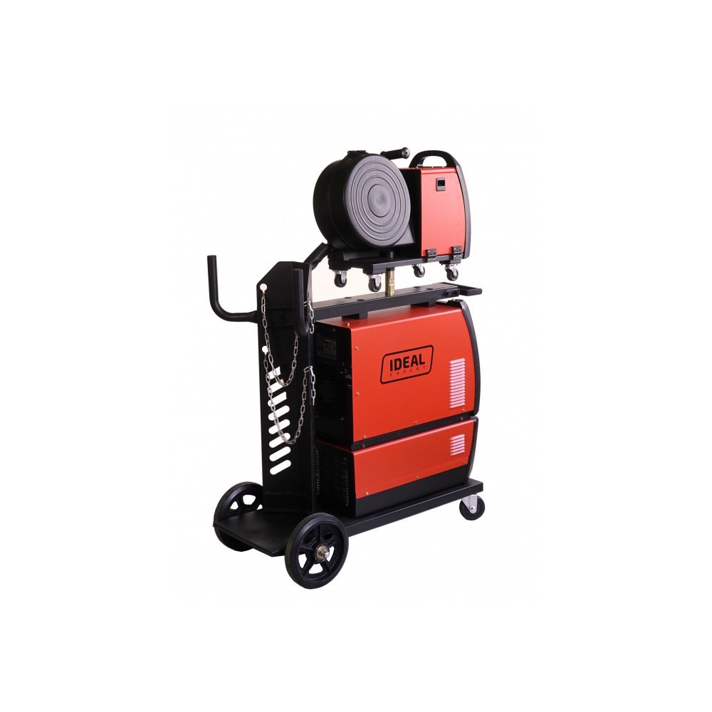Profesjonalny inwertorowy półautomat spawalniczy EXPERT MIG 500W SYNERGIC + podajnik IDEAL EXMIG500W