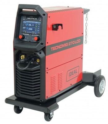 Profesjonalny synergiczny półautomat spawalniczy TECNO MIG 270 LCD SYNERGIC IDEAL TMIG270LCD
