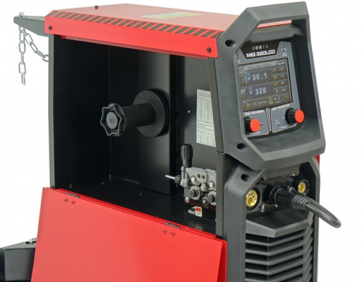 Profesjonalny synergiczny półautomat spawalniczy TECNO MIG 270 LCD SYNERGIC IDEAL TMIG270LCD