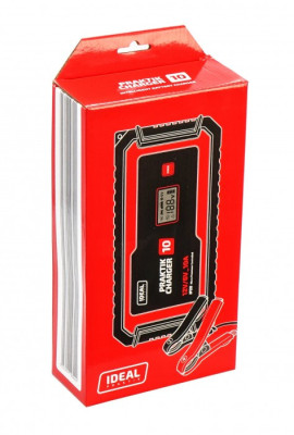 Inteligentny, przenośny prostownik PRAKTIK CHARGER 10 LCD 6/12V IDEAL PCHARGE10