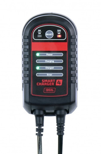 Inteligentny prostownik do ładowania akumulatorów SMART CHARGER 4 6/12V IDEAL SMART4