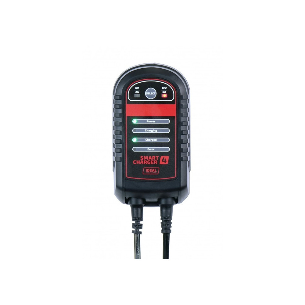 Inteligentny prostownik do ładowania akumulatorów SMART CHARGER 4 6/12V IDEAL SMART4